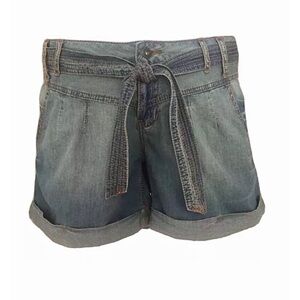 BUFFALO DAVID BITTON Stonewashed Denim Shorts